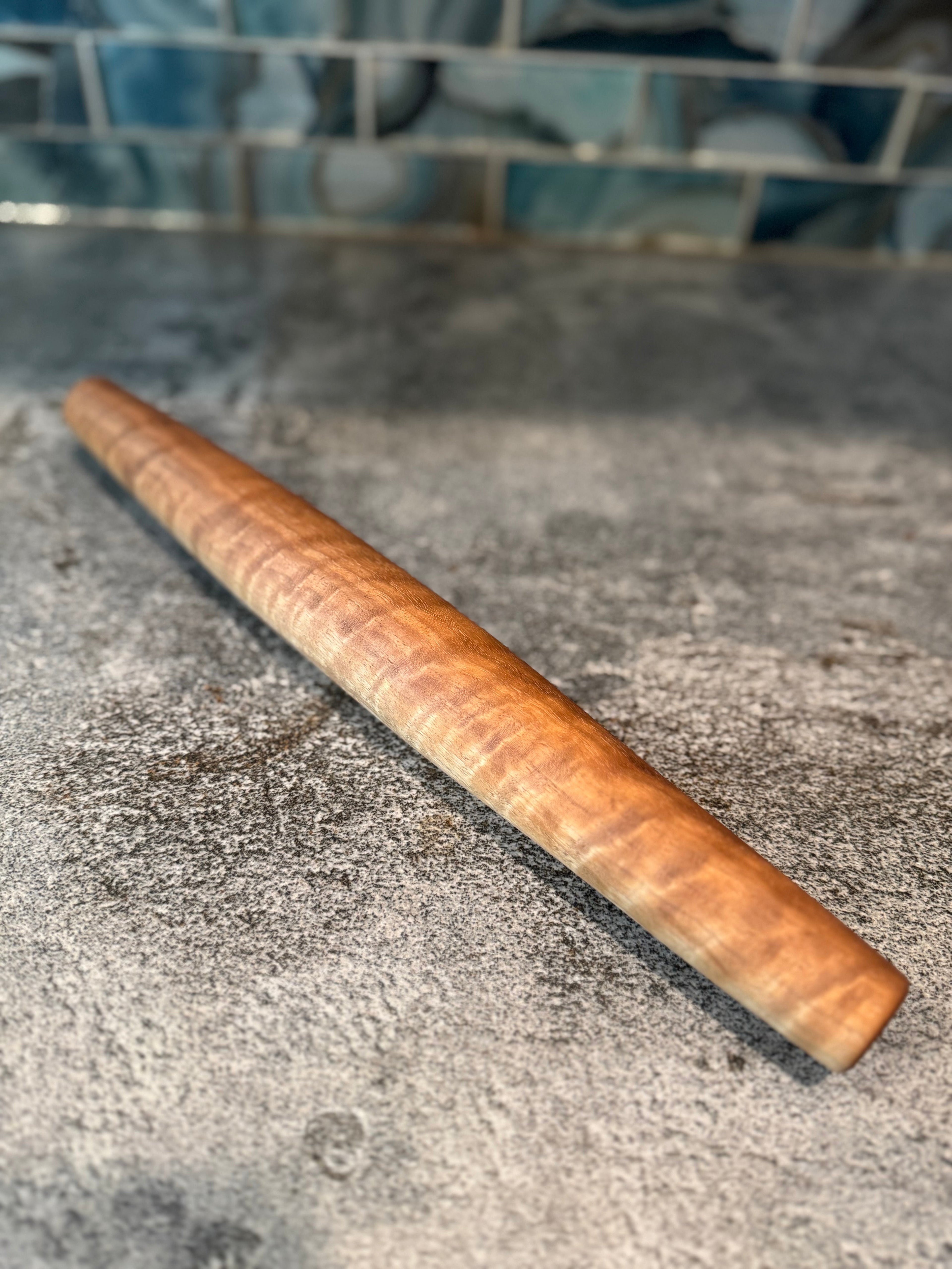 Komplettes Sauerteig-Set – Handgefertigte Backutensilien aus Walnussholz