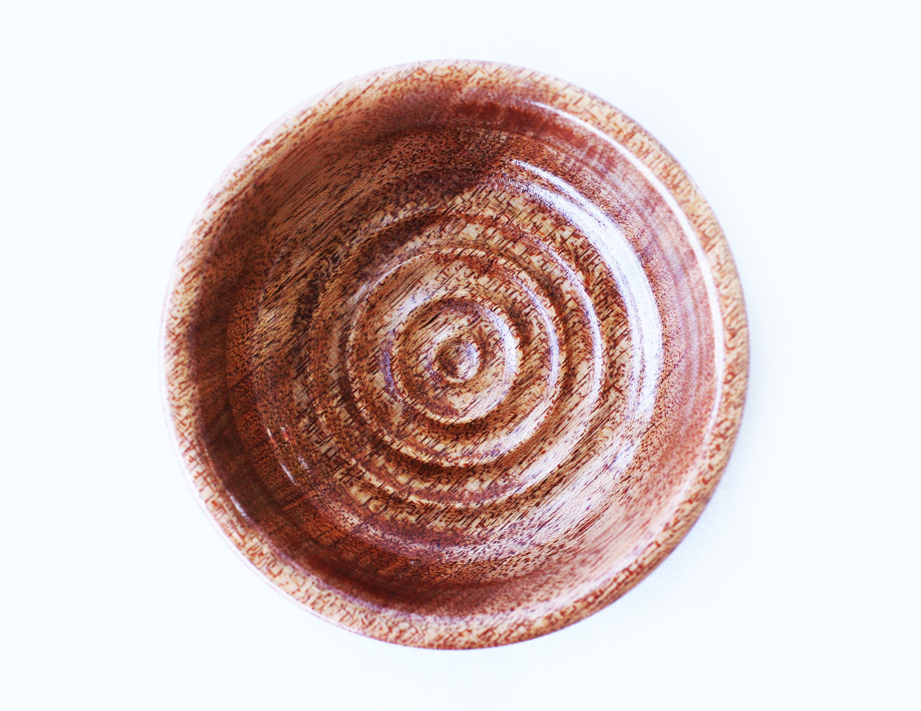 Waschschale aus Mahagoni