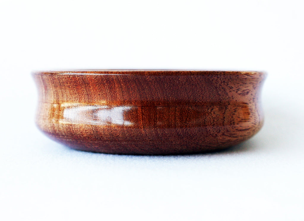 Waschschale aus Mahagoni