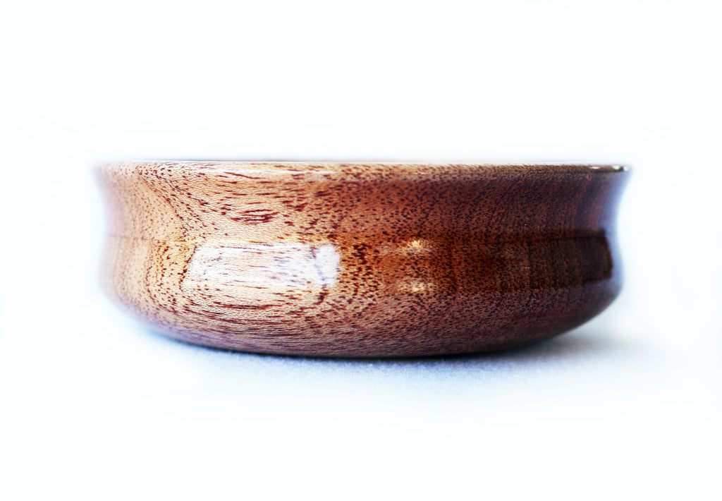 Waschschale aus Mahagoni