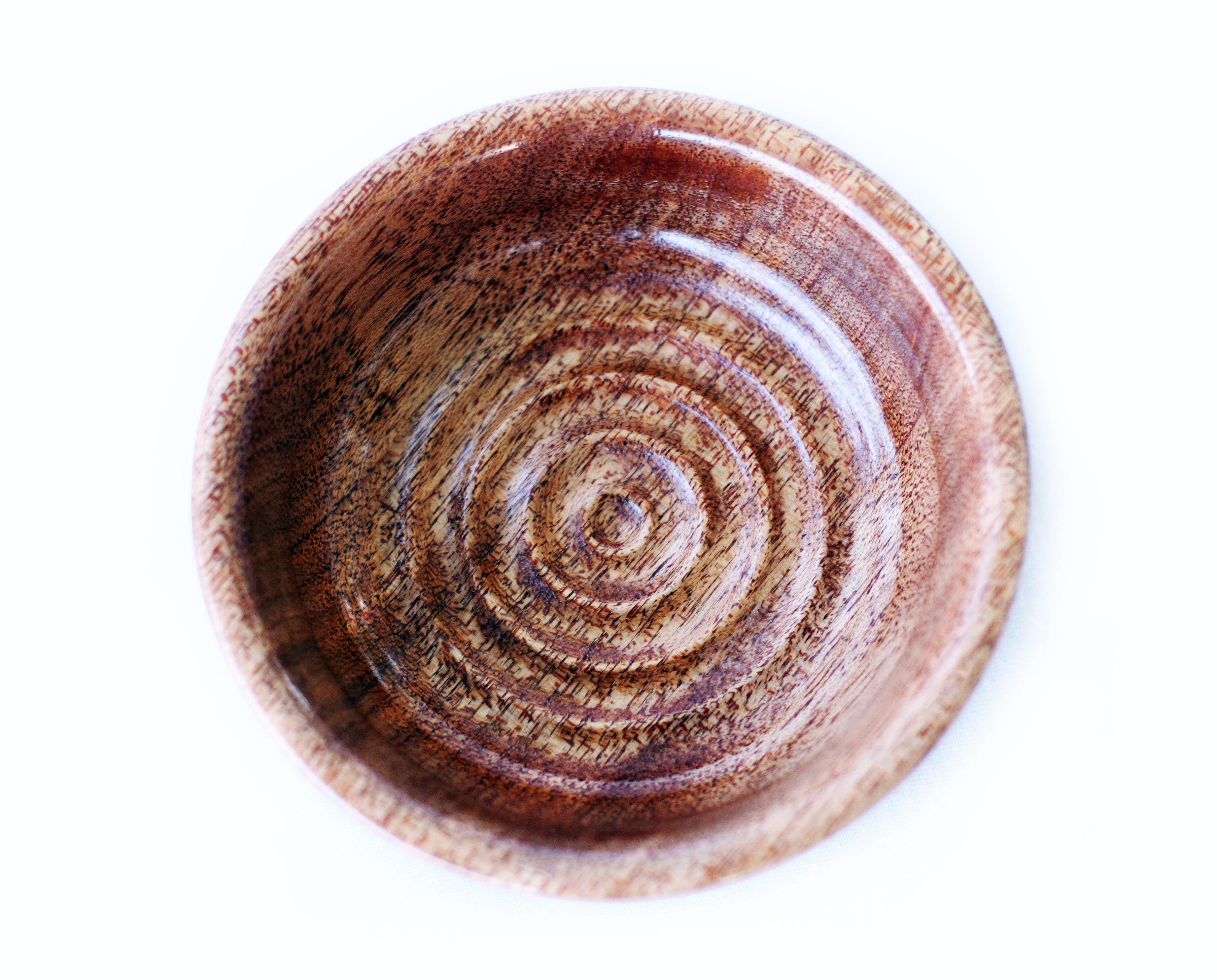 Waschschale aus Mahagoni