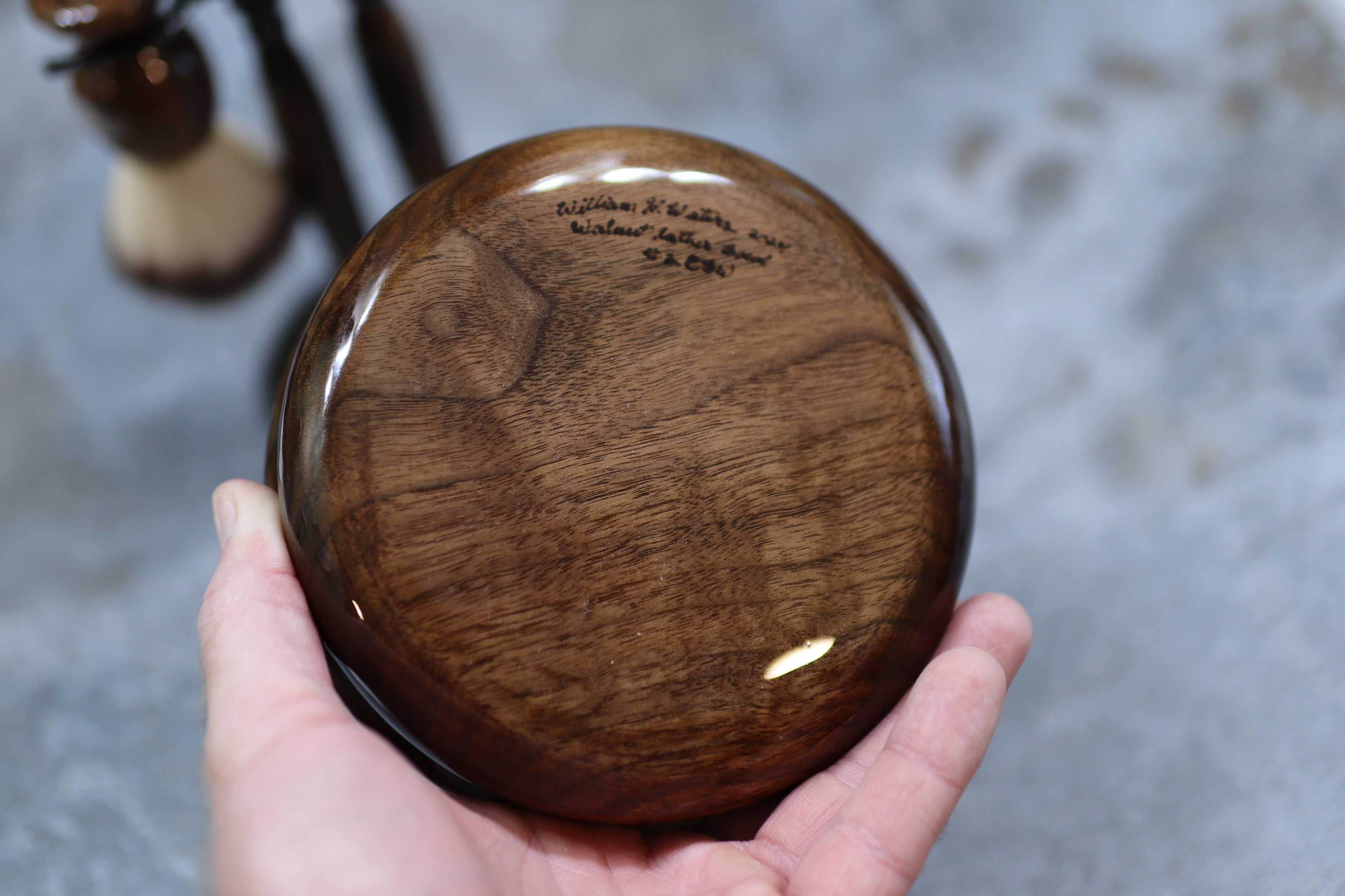 Walnut Lather Bowl