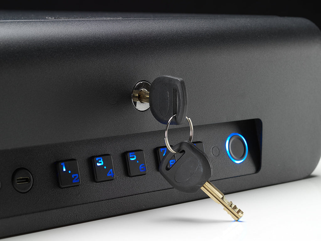 BoostedSafe Elite: Fingerabdruck, Schlüssel & Digitale Kombination